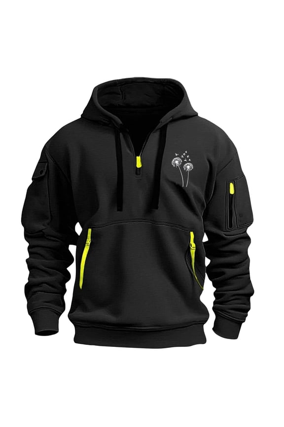 Tactical Hoodies Men Long Sleeve Pullover Hoodie Black Casual Pullover Winter Clothes
