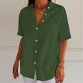thumbnail image 1 of Blczomt Tops for Women Green Summer Y2K T Shirt Short Sleeve 2026 Womens Blouses,L, 1 of 5