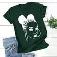 thumbnail image 1 of Blczomt Women's Summer Tops Graphic Short Sleeve Tee Shirt Round Neck Casual Green Womens Blouses, 1 of 3