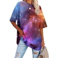 thumbnail image 1 of Blczomt Women's Summer Tops Short Sleeve Trendy Blouse Cute Dressy Ladies Blouses,XL, 1 of 4
