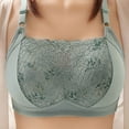thumbnail image 1 of Blczomt Womens Bras Comfort Full Coverage No Underwire Green Stretch Bra, 1 of 5