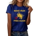 thumbnail image 1 of Blczomt Womens Short Sleeve Tops Summer Lightweight Blue Tees Cute 2026 Womens T Shirts,XXXL, 1 of 5