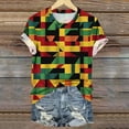 Blczomt Womens Tops Black History Month Short Sleeve 2025 TShirt
