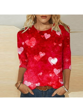 Heart Print Top