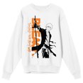 thumbnail image 1 of Bleach 1000 Year Blood War Ichigo Kurosaki Crew Neck Long Sleeve White Adult Sweatshirt
-Large, 1 of 7