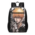 Bleach Anime Backpack Cartoon Large Capacity Durable Laptop Shoulders