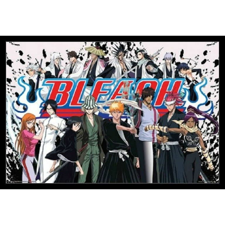 POSTER STOP ONLINE Bleach - Framed Manga Anime TV Show Poster  Print (Group - Chained) (Size 24 x 36) : Office Products