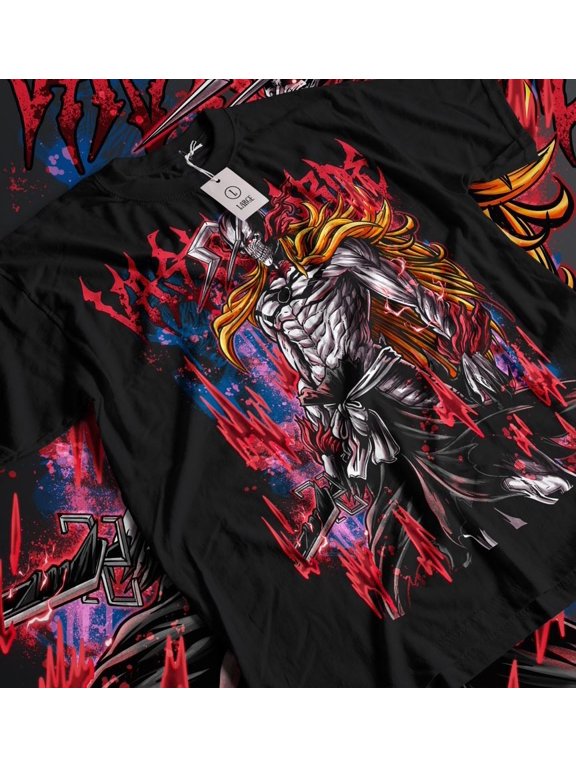 Bleach Anime Manga T-Shirt, Ichigo Kurosaki Hollow Tee Sizes S-5Xl GooGate