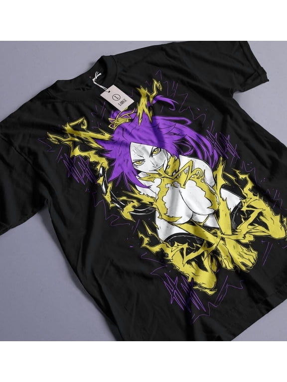 Bleach Anime Manga T-Shirt, Yoruichi Shihouin Tee Sizes S-5Xl GooGate