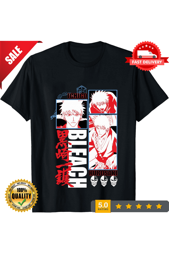 Bleach Anime Men T-Shirt, ULTRA LIMITED-TH75208