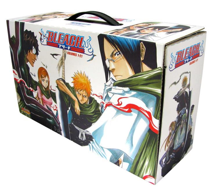 NEW Bleach Bluray fashion Vol 1-4 VIZ English US Anime Manga + Clear Protective Cases