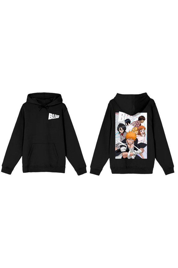 Bleach Classic Friends Characters Hooded Sweatshirt For Fans-XXL
