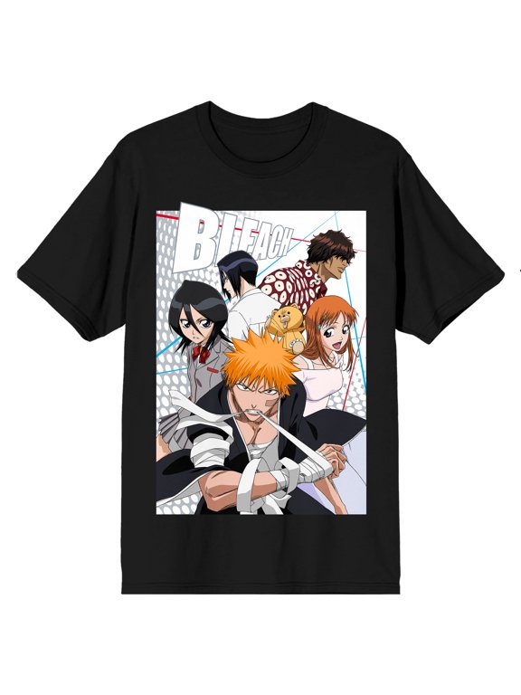 Bleach Classic Friends Tee for Adult Anime Fans-Large