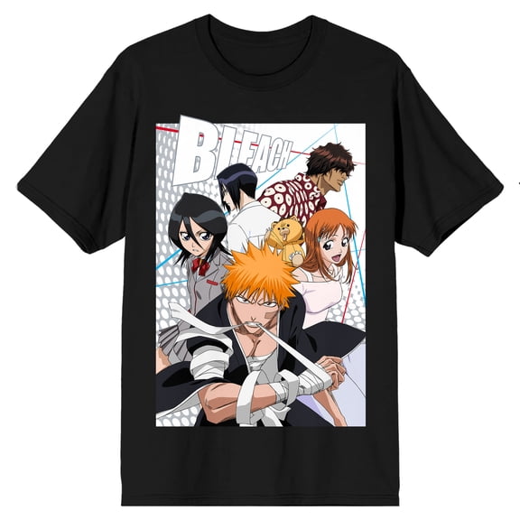 Bleach Classic Friends Tee for Adult Anime Fans-XS