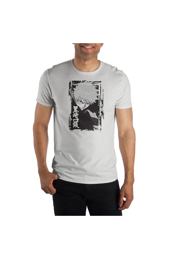 Bleach Crew Neck Short-Sleeve T-shirt-Large