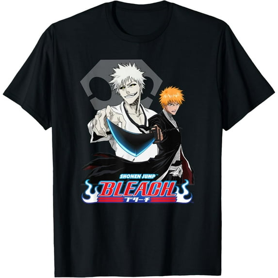 Bleach Hollow Ichigo with Sword Anime T-Shirt Cotton Short Sleeve Crew Neck Soft Classic T-shirt