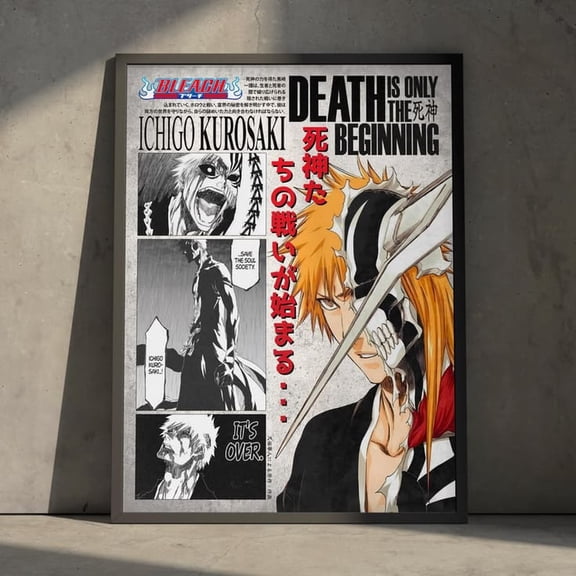 Bleach Ichigo Kurosaki Anime Manga Poster size 24''x36'' GooGate
