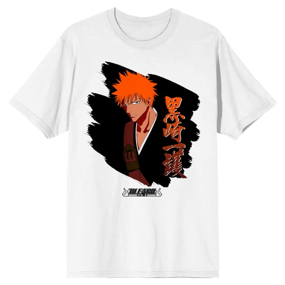 Bleach Ichigo Kurosaki Men's White T-shirt-Large