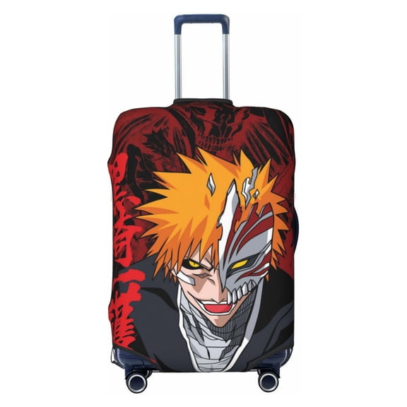 Bleach Kurosaki Ichigo Travel Luggage Cover Baggage Suitcase Cover Protector Skins 18-32 Inch