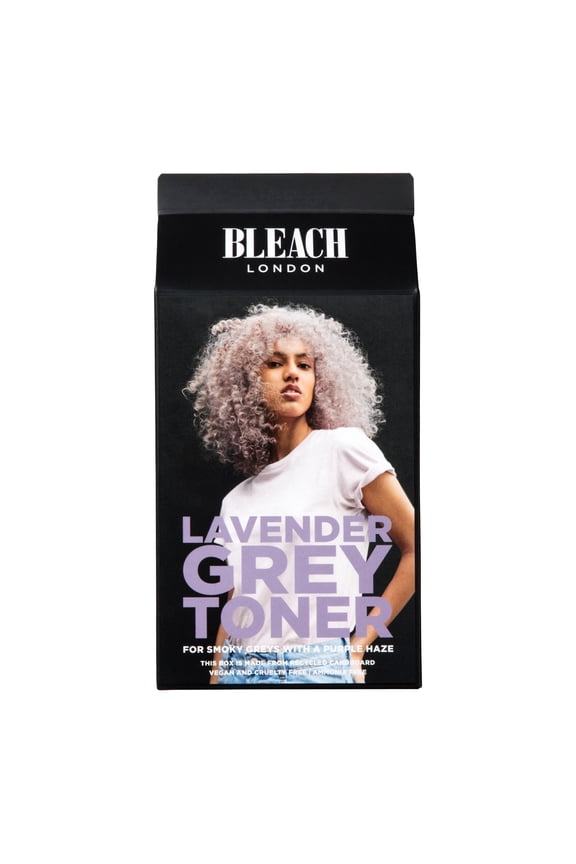 Lavender Grey Toner Box Kit, Semi-Permanent Dye for Bleached Hair