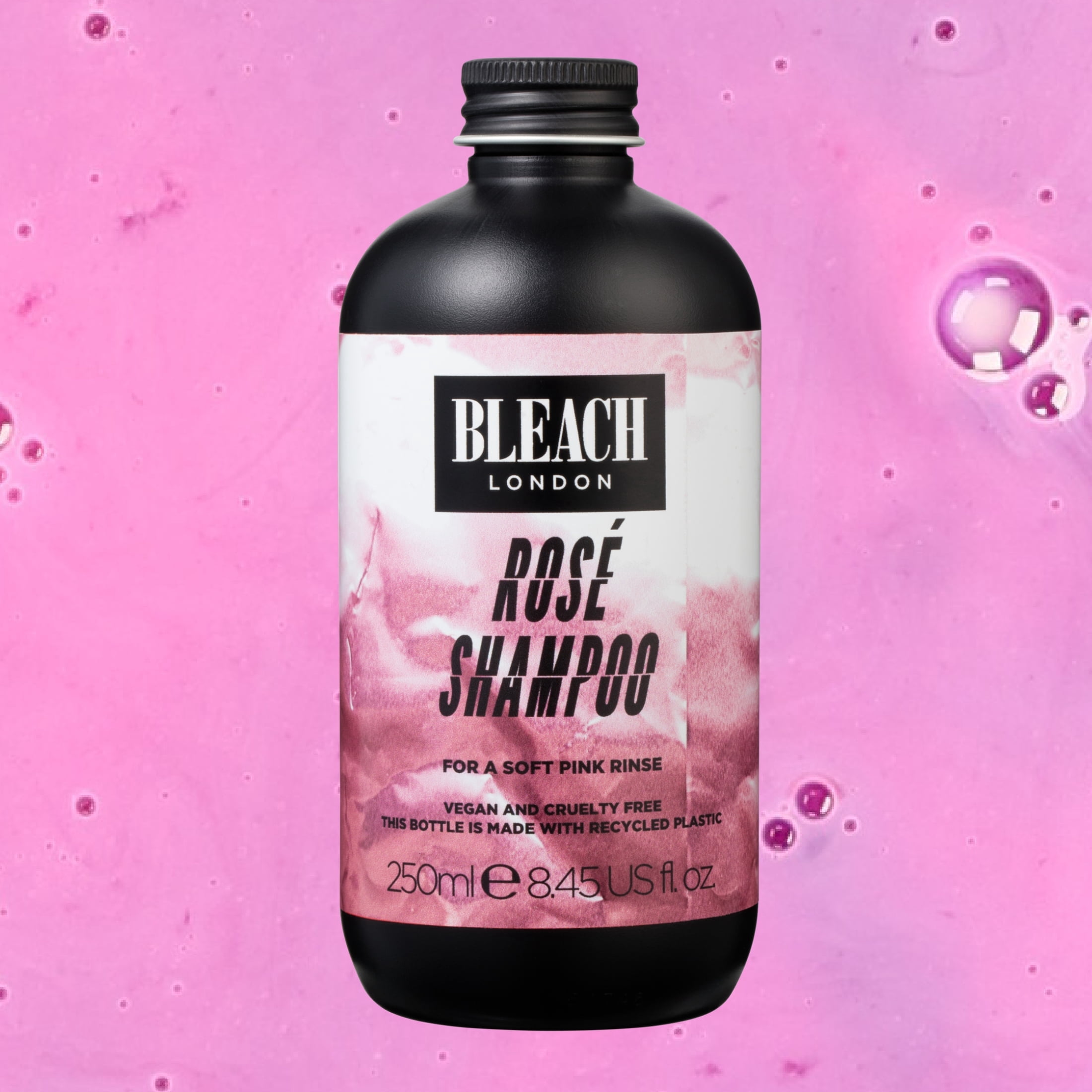 Bleach London Rose Color-Toning and Nourishing Shampoo, 8.45 fl oz