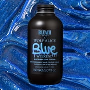 Bleach London Super Cool Color Semi-Permanent Hair Color Cream, Blue Weekend, 5.07 oz
