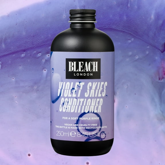 Bleach London Violet Skies Conditioner, Color-Toning Formula with Wheat Protein and Amino Acids, 8.45 Fl Oz