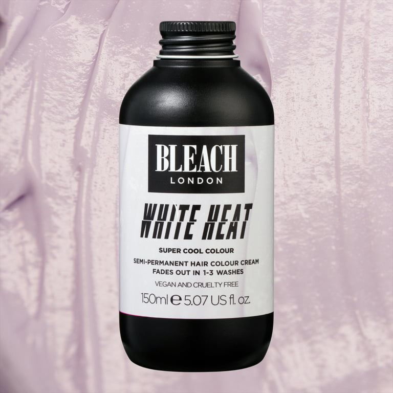 Grønthandler etisk Høre fra Bleach London White Heat Super Cool Hair Dye, Semi-Permanent Conditioning  Color Cream for Bleached Hair, 5.07 fl oz - Walmart.com