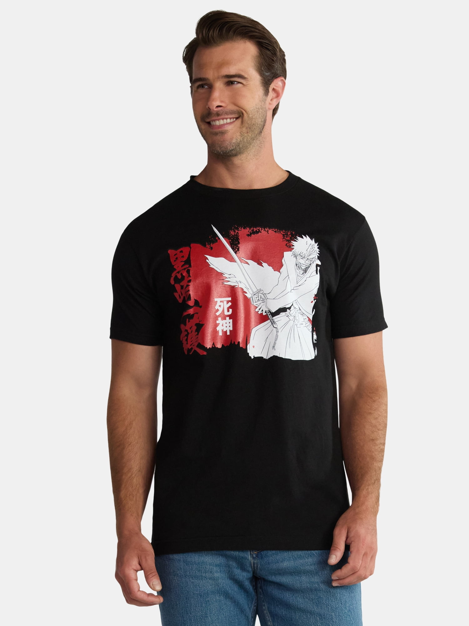 Bleach Men's Graphic Tee with Short Sleeves, Sizes M-XL