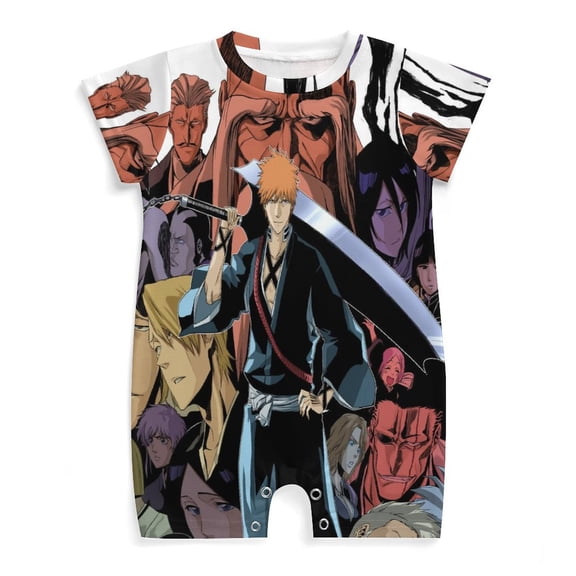 Bleach Newborn Baby Romper Clothing Infant Summer Baby Climbing Clothes Outfit for Boys Girls