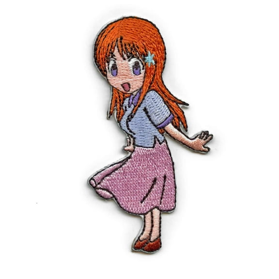 patch - bleach - new chibi orihime iron on gifts anime licensed ge7225