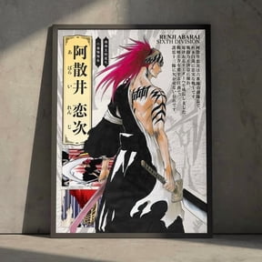Bleach Renji Abarai Anime Manga Poster size 24''x36'' GooGate