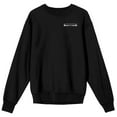 thumbnail image 1 of Bleach Renji & Snake Adult Black Crew Neck Long Sleeve Sweatshirt-Medium, 1 of 4