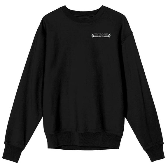 Bleach Renji & Snake Adult Black Crew Neck Long Sleeve Sweatshirt-Medium