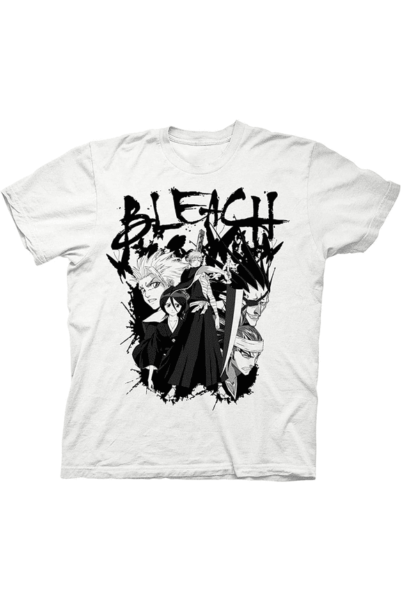 Bleach T-Shirt - Bleach Ichigo Kurosaki Mens Fashion Shirt - Bleach Tee Cotton Short Sleeve Crew Neck Soft Classic T-shirt