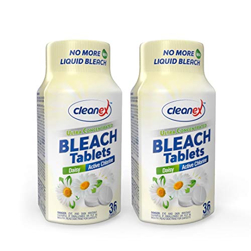 Bleach Tablets, New Advanced Formula Ultra Concentrated Water-Soluble ...