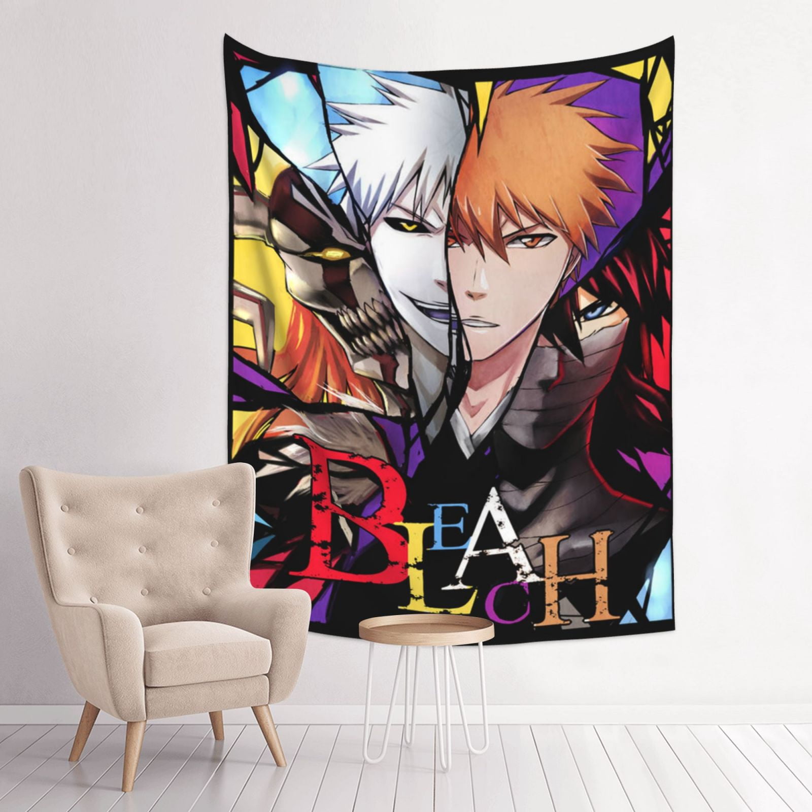 Bleach Tapestry Anime Poster Large Background Wall Art Bedroom Wall Decor for Birthday Party ...