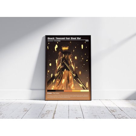 Bleach: Thousand-Year Blood War Minimalist Anime Manga Poster Unframed Size 24''x36'' GooGate