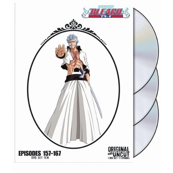 Bleach - Bleach Uncut Box Set 10 [DIGITAL VIDEO DISC] Full Frame, Boxed Set, Dubbed, Slim Pack, Slipsleeve Packaging, Subtitled