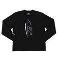thumbnail image 1 of Bleach Zangetsu & Ichigo Crew Neck Long Sleeve Black Tee-XXL, 1 of 4