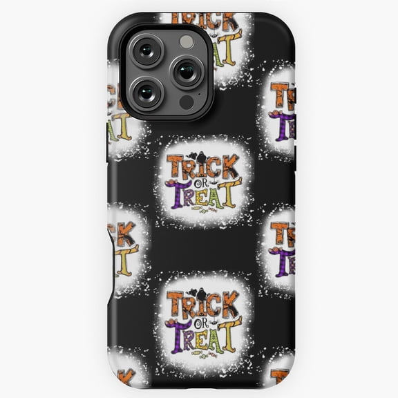 Bleached Funny Cute Trick Or Treat Halloween Phone Case for iPhone 16 15 14 13 12 11 Pro Max M5910961