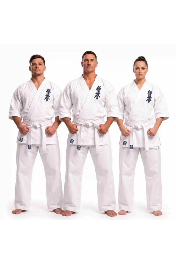 Bleached Kyokushin Karate Gi – Stretch Cotton Martial Arts Uniform for Adults & Teens, Heavyweight Karate uniform