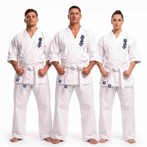 Bleached Kyokushin Karate Gi – Stretch Cotton Martial Arts Uniform for Adults & Teens, Heavyweight Karate uniform