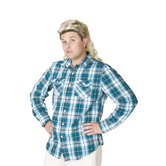 Bleached Mullet Wig Adult Halloween Accessory