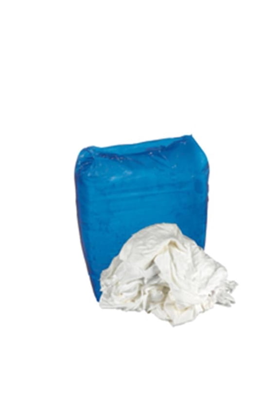 Bleached White T-Shirt Rags - White