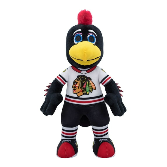 Bleacher Creatures Chicago Blackhawks Tommyhawk 10" Mascot Plush Figure (White)