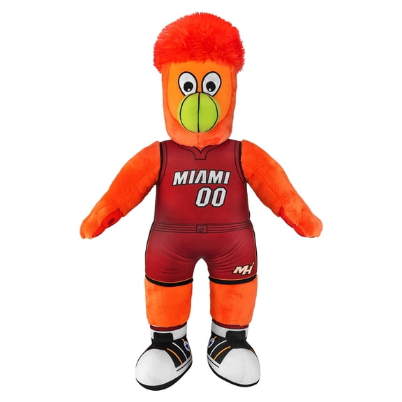 Bleacher Creatures Miami Heat Burnie 20" Jumbo Mascot Plush Figure (Statement Uniform)