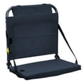 thumbnail image 1 of GCI Outdoor BleacherBack Stadium Seat With Cushioned Back Support for Bleachers, Navy, 1 of 7