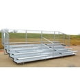 thumbnail image 1 of Bleachers 21'L with Fence, 10 Rows 140 Seats - Alumagoal VIP Series, 1 of 1