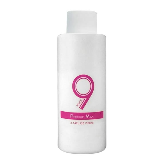 Bleaching Agent 9 Degrees - 100ml Dioxygen Milk Hair Bleach, Gentle Non-Irritating Hair Color Developer, Easy to Mix for Salon, Home Use, Professional Hair Coloring, Halloween, Chr Makeup Organizers